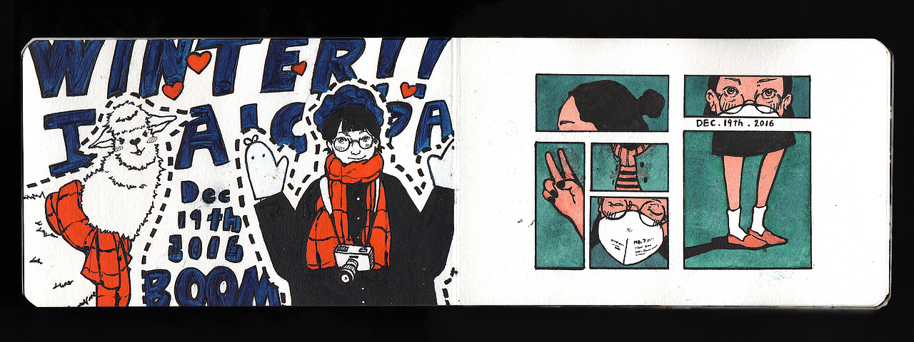 2017sketchbook（图ZMTQ5ODE4Mzc2） - 创作习作 - 站酷设计师王雪曈Tong原创素材 - 站酷ZCOOL