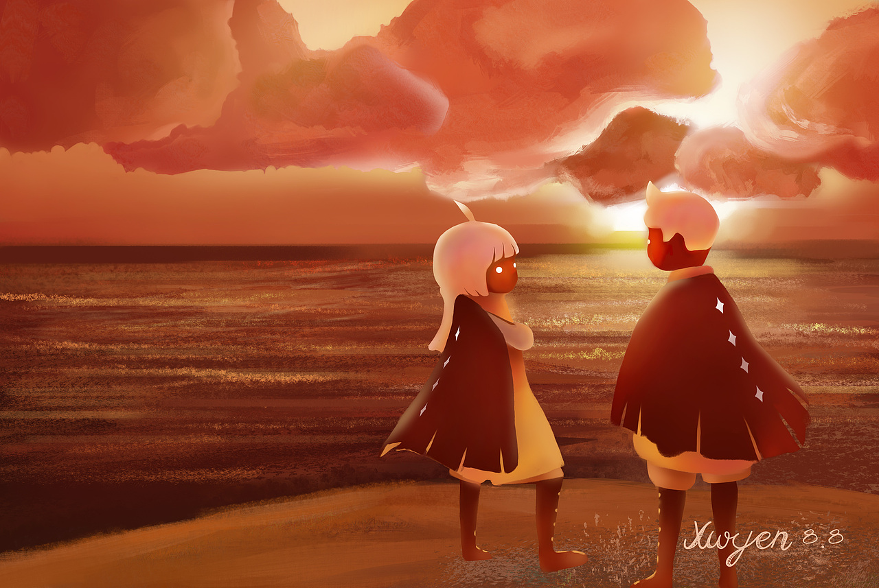 光遇（黄昏）（图ZMjE5OTUxMDI0） - 游戏原画 - 站酷设计师Z54168348原创素材 - 站酷ZCOOL