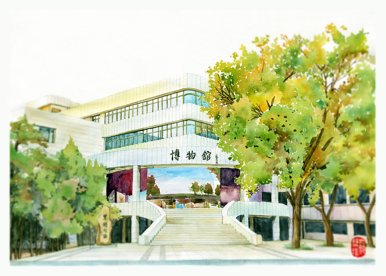 手绘高校系列——《中国人民大学》