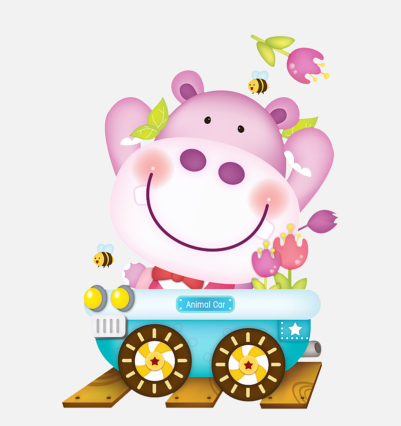 Amimal Car（图ZNTM4NDM5Ng==） - 新锐潮流插画 - 站酷设计师Zoilpon原创素材 - 站酷ZCOOL