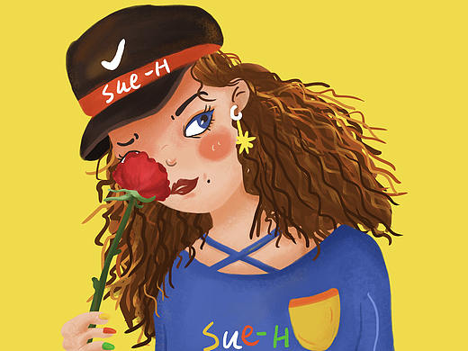 時髦精（個人主頁-ZMzU1MzQ1MjA=） - 新銳潮流插畫 - 站酷設(shè)計師Sue皮大花原創(chuàng)素材 - 站酷ZCOOL