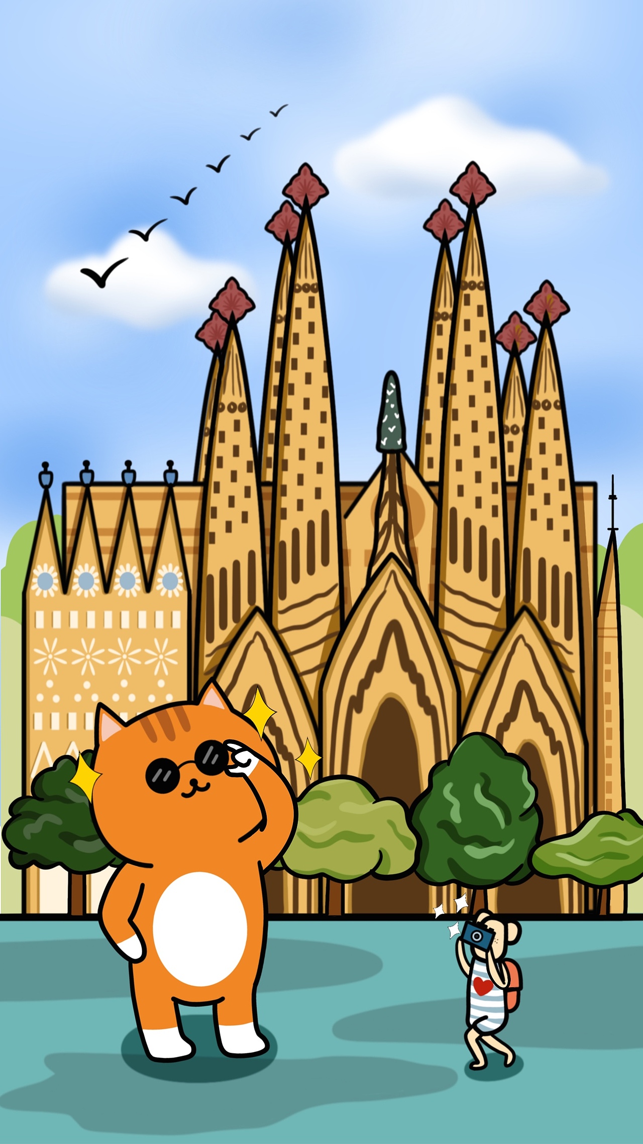 小肥波的旅行日记（1）（图ZMjM5NjQ3MDk2） - 艺术插画 - 站酷设计师画画的觉主原创素材 - 站酷ZCOOL