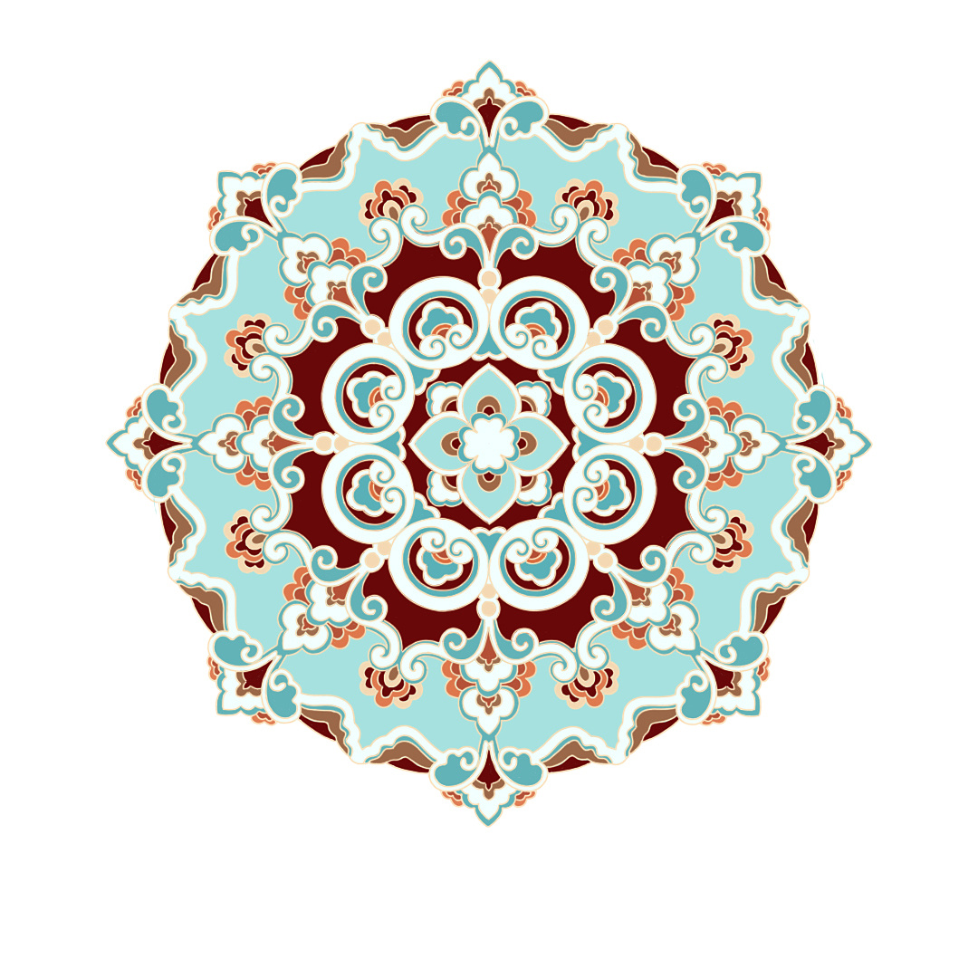 敦煌团花藻井(临摹)|平面|图案|snow纸飞机 - 临摹作品 - 站酷 (zcool