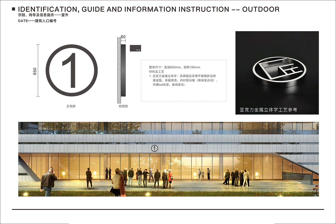 金华之光文化广场导视系统设计