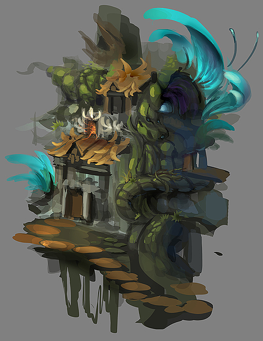 個人作品（圖ZNzIxMDgyODg=） - 商業(yè)插畫 - 站酷設(shè)計師乾坤羅盤原創(chuàng)素材 - 站酷ZCOOL