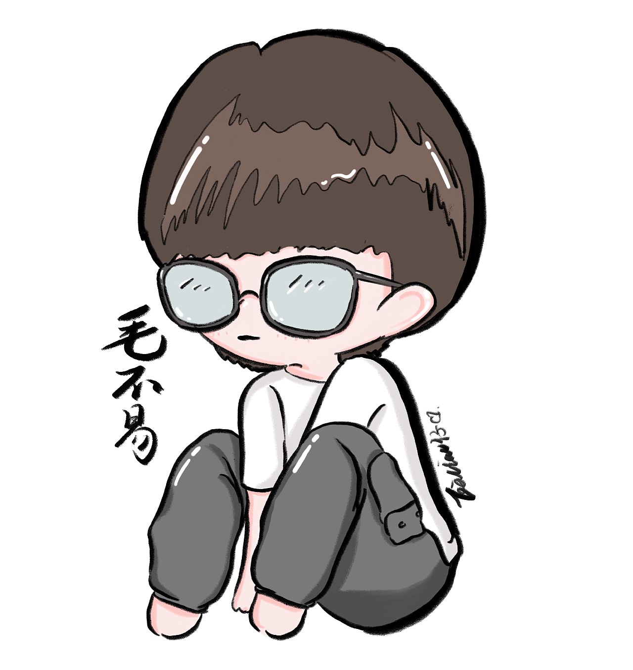 日常手绘—追星族|插画|创作习作|zaizai猫仔 - 原创作品 - 站酷