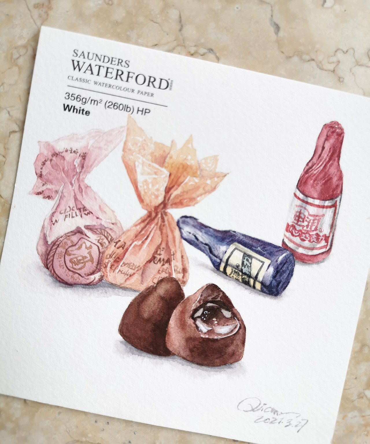 水彩原创 童年的甜蜜回忆（图ZMjQ4OTc2MDQ0） - 商业插画 - 站酷设计师大千小千原创素材 - 站酷ZCOOL