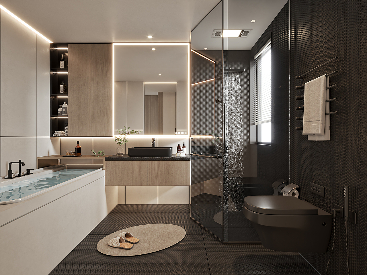 现代样板间（图ZMzQ0NDMzNzA4） - 家装设计 - 站酷设计师A大连绘图员皓皓原创素材 - 站酷ZCOOL