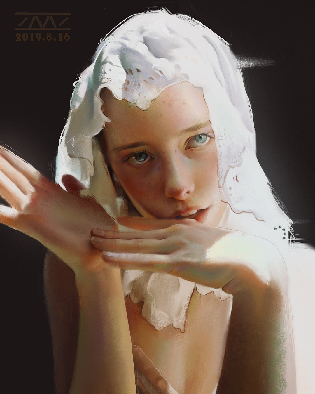 写实厚涂《透光》（图ZMTc5MzExNjM2） - 创作习作 - 站酷设计师画画的张發發原创素材 - 站酷ZCOOL