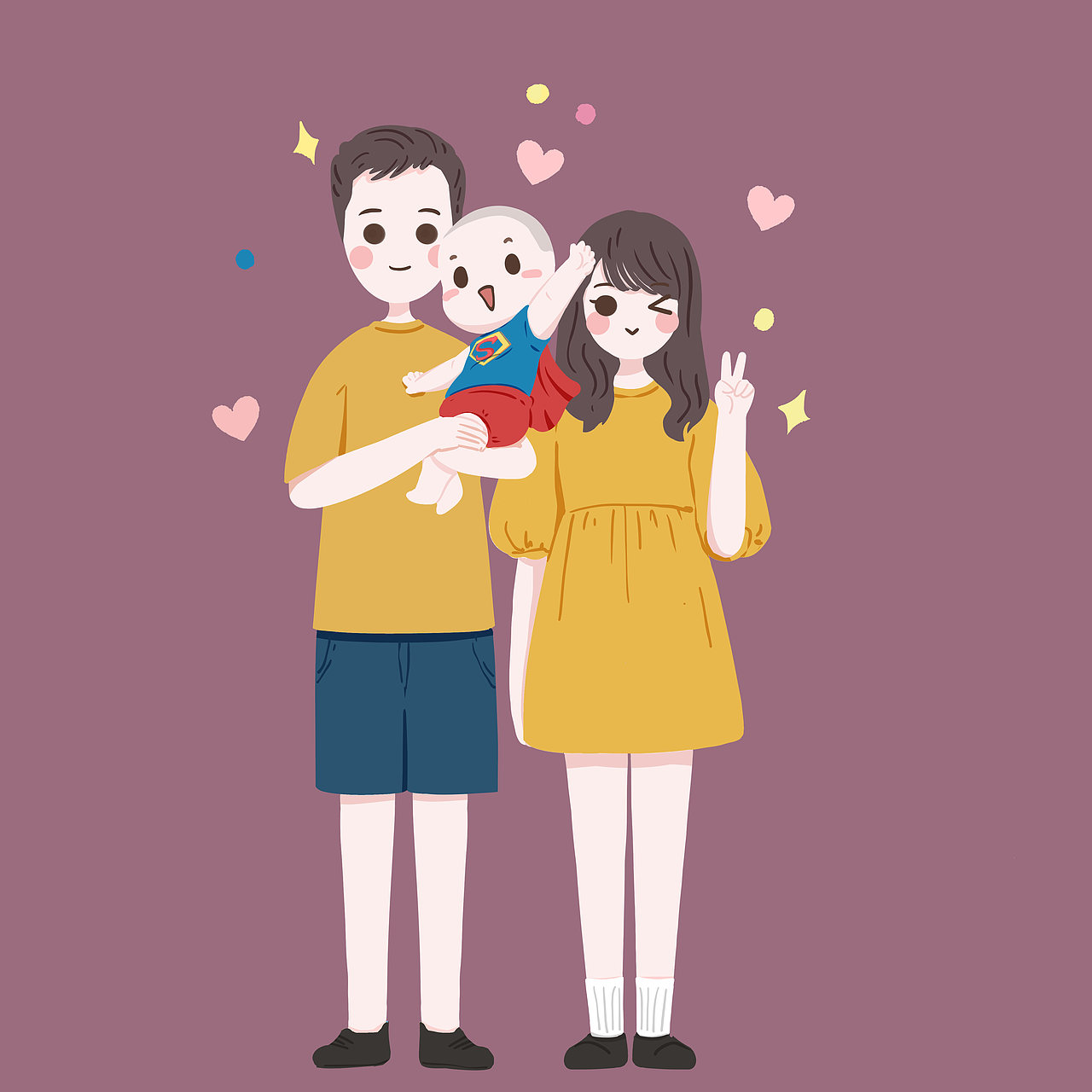 汪汪幸福的一家
