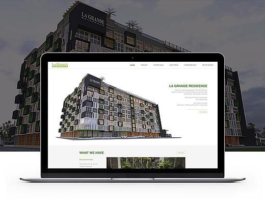 La Grande Residence 官网设计