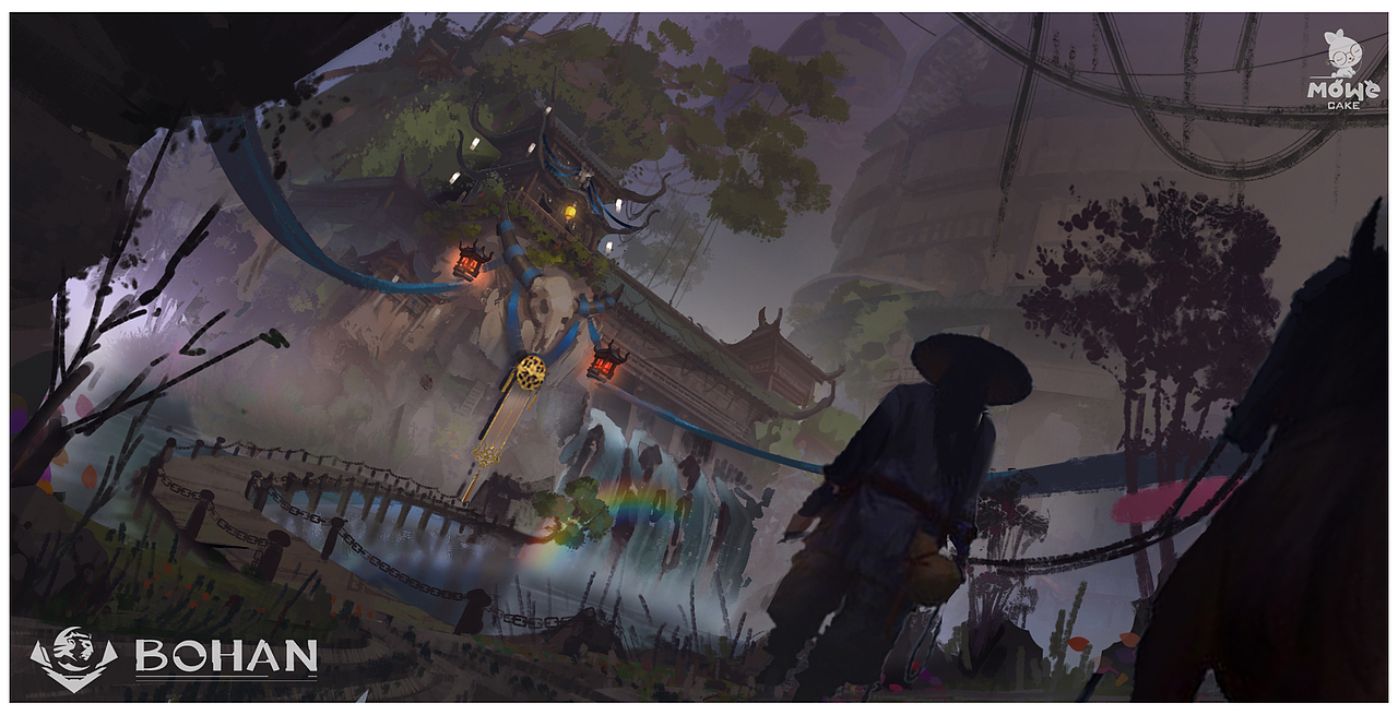 峡谷居士（气氛图）（图ZMjQxNTA1ODEy） - 概念设定 - 站酷设计师JIAWEI179原创素材 - 站酷ZCOOL