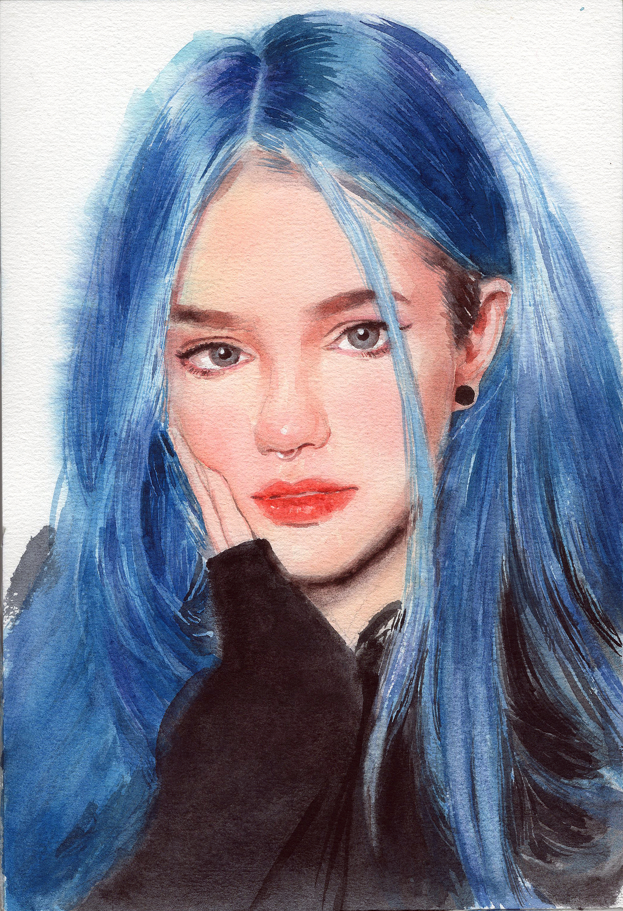 一些水彩人物练习（图ZMTUxNDI0NTc2） - 绘画 - 站酷设计师TangKn原创素材 - 站酷ZCOOL