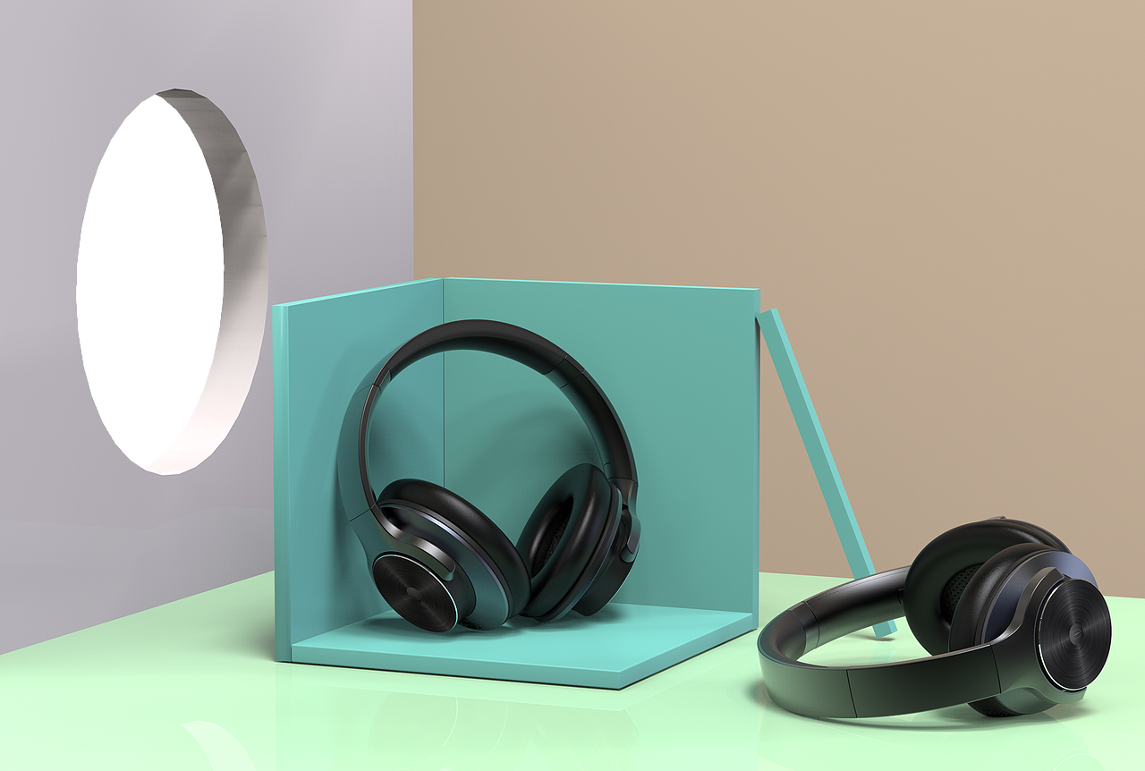 耳机渲染练习（图ZMTgyODE4OTY4） - 场景 - 站酷设计师自由畅想原创素材 - 站酷ZCOOL