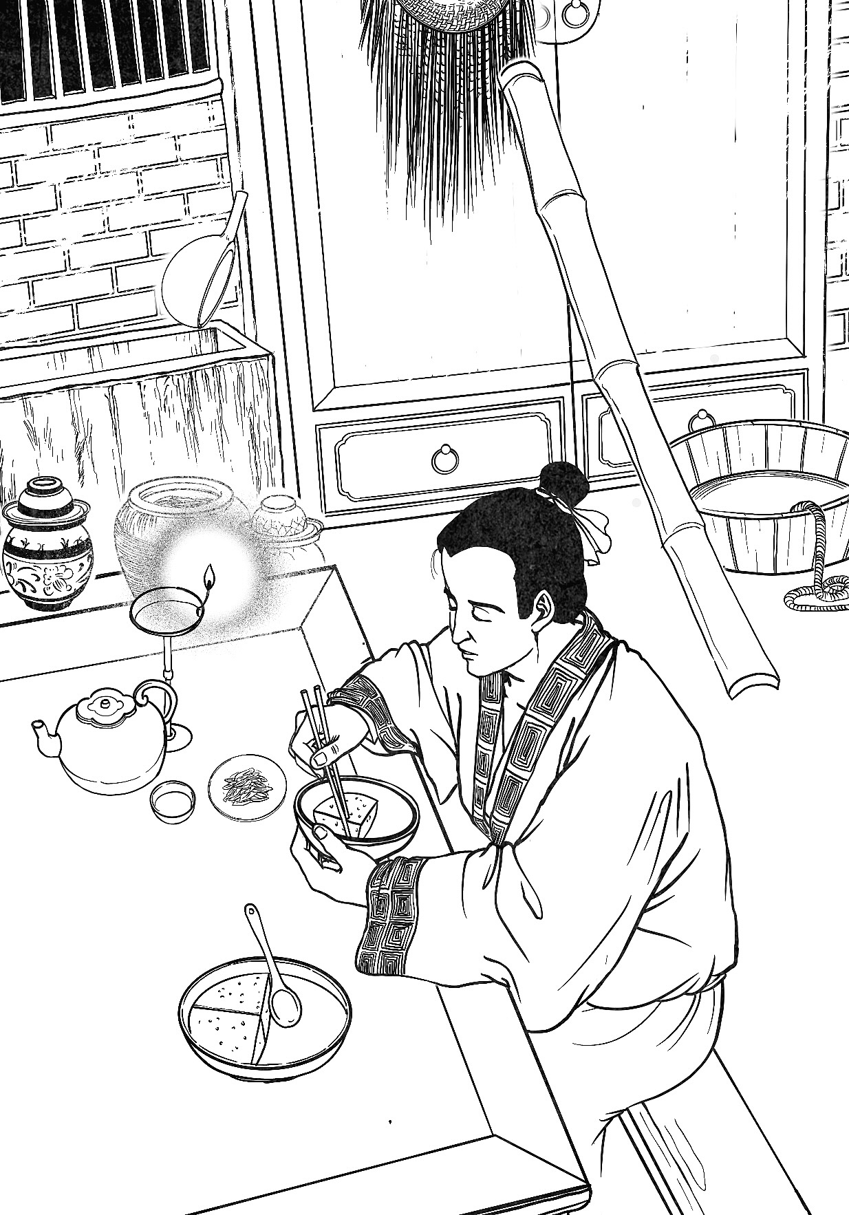 出版书籍内页插图