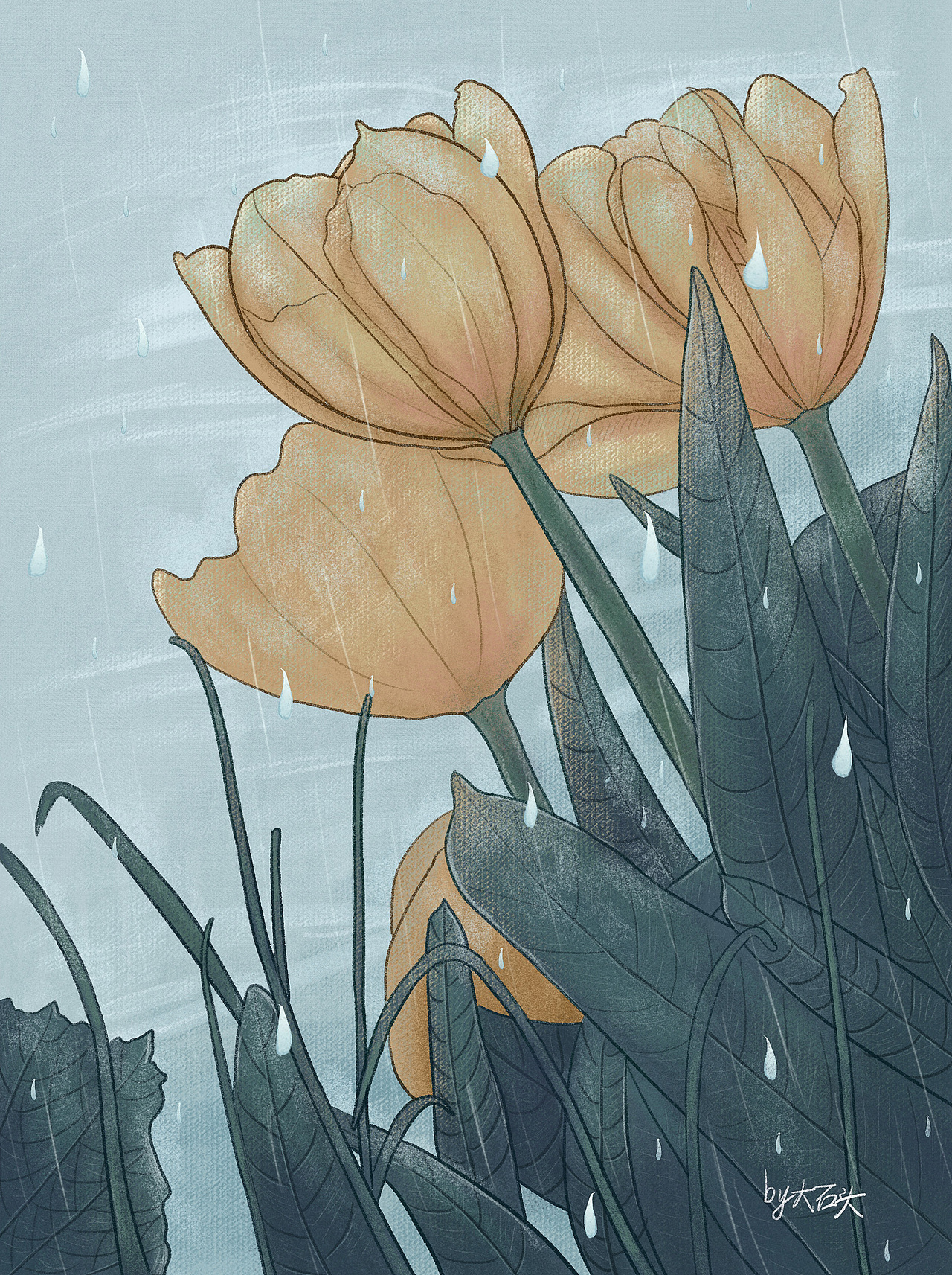 陆续的手绘作品 厚涂/插画