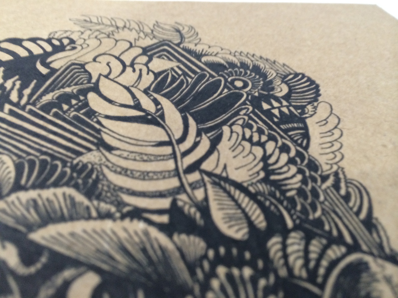 猫头鹰酋长的自画像（图ZMjI3ODkxNjg=） - 创作习作 - 站酷设计师小破车制造原创素材 - 站酷ZCOOL