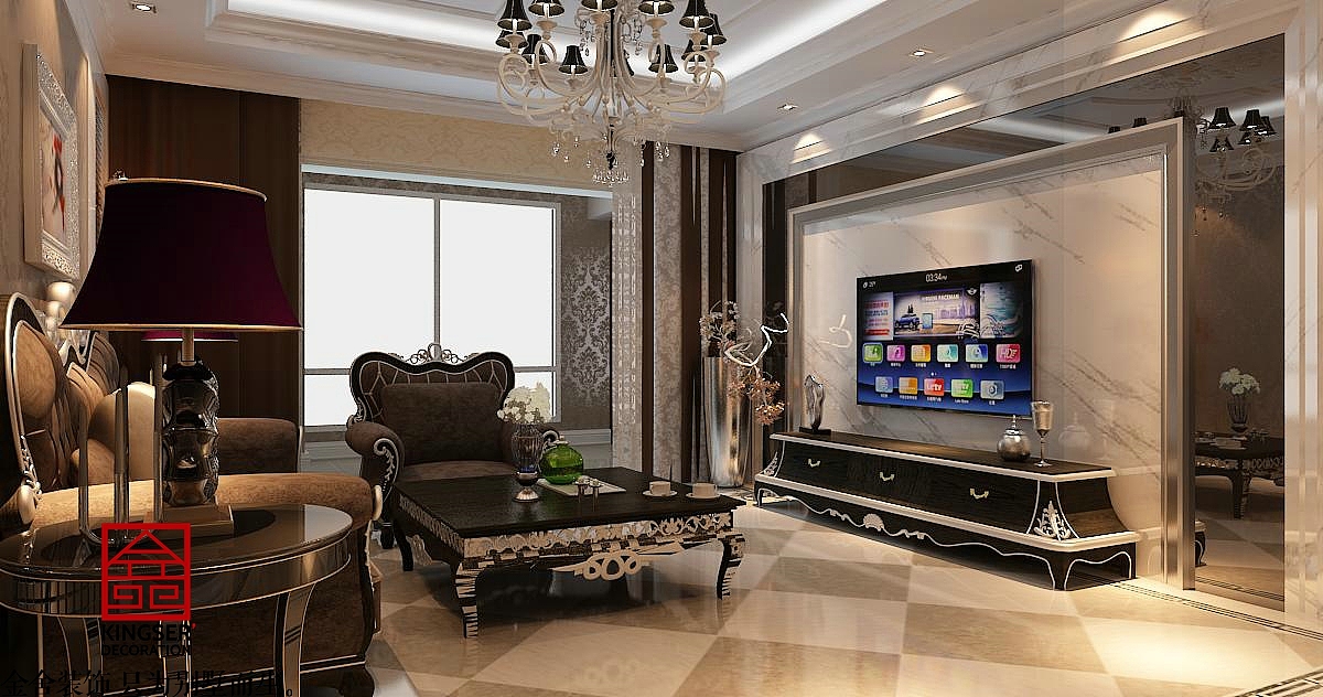 【国仕山】-188㎡四室两厅-港式-金舍装饰（图ZNjYyNzA2ODA=） - 家装设计 - 站酷设计师金舍壹壹原创素材 - 站酷ZCOOL