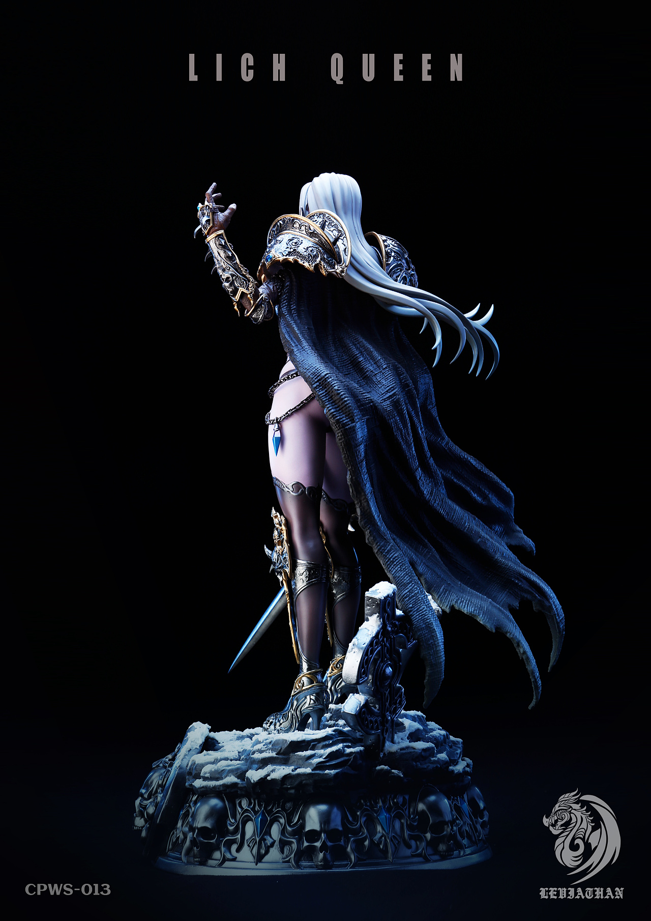 雕像设计 巫妖女王|手工艺|手办/模玩|chenhh92 - 原创作品 - 站酷