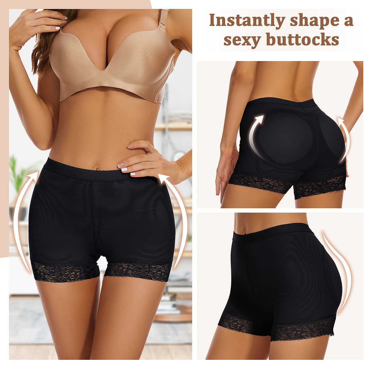 亚马逊服装提臀短裤主图A+（图ZMzQyNzA3NzI4） - 其他平面 - 站酷设计师及时止孙原创素材 - 站酷ZCOOL