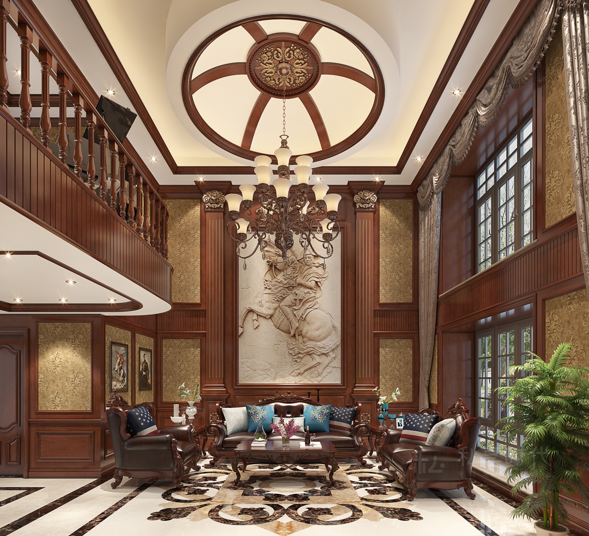 整体木作定制,全屋实木定制,橱柜&衣柜效果图