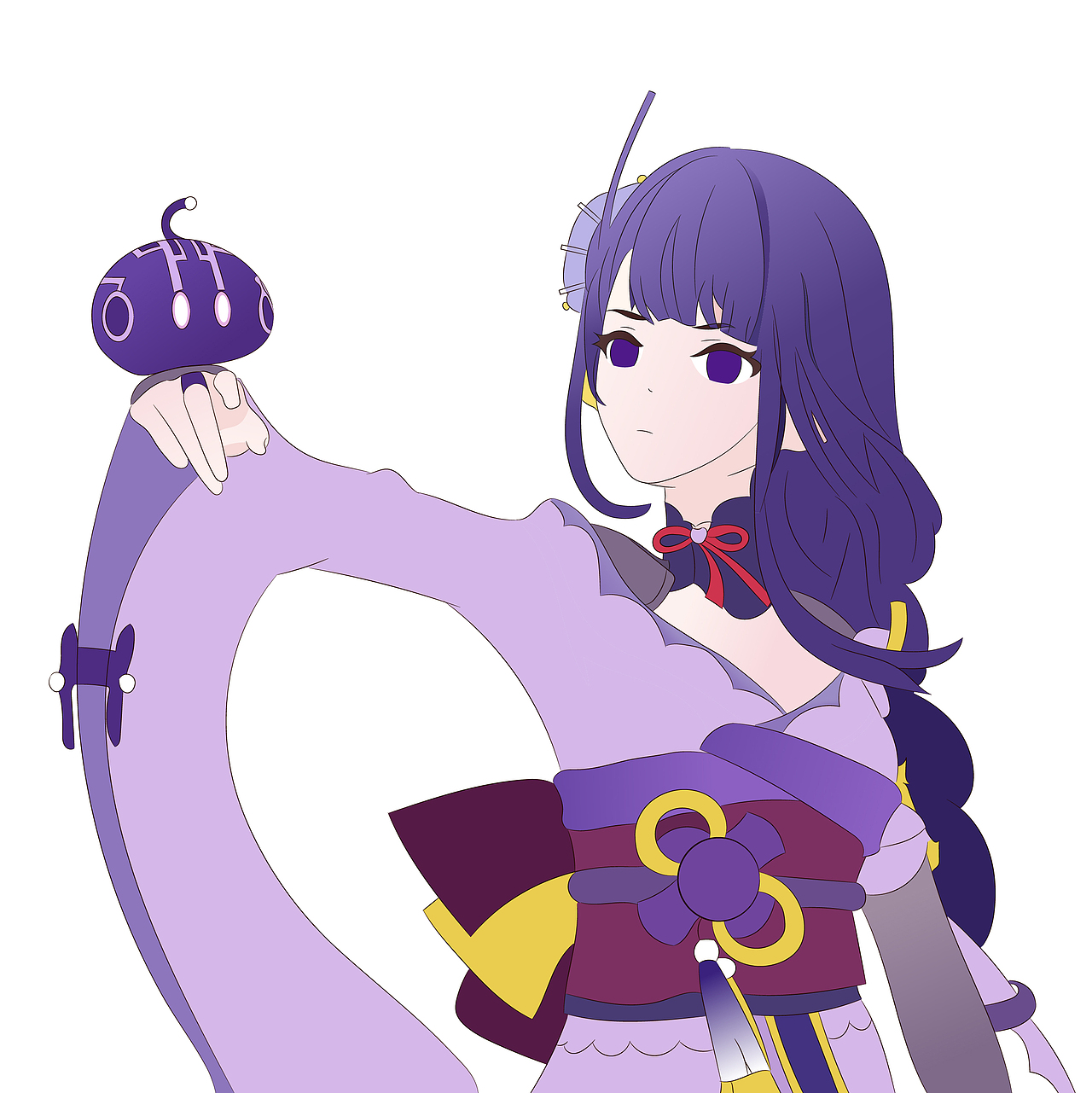 【雷电将军】立绘