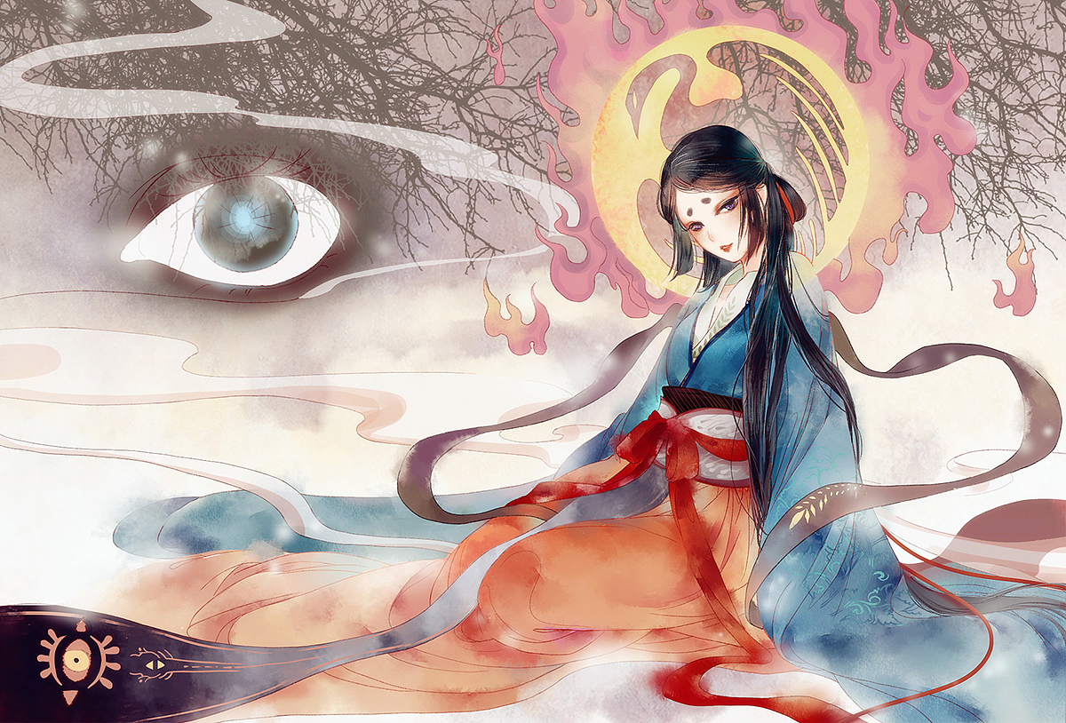 古風(fēng)插畫(huà)（圖ZMjk1MDgyMzQw） - 商業(yè)插畫(huà) - 站酷設(shè)計(jì)師仲青原創(chuàng)素材 - 站酷ZCOOL