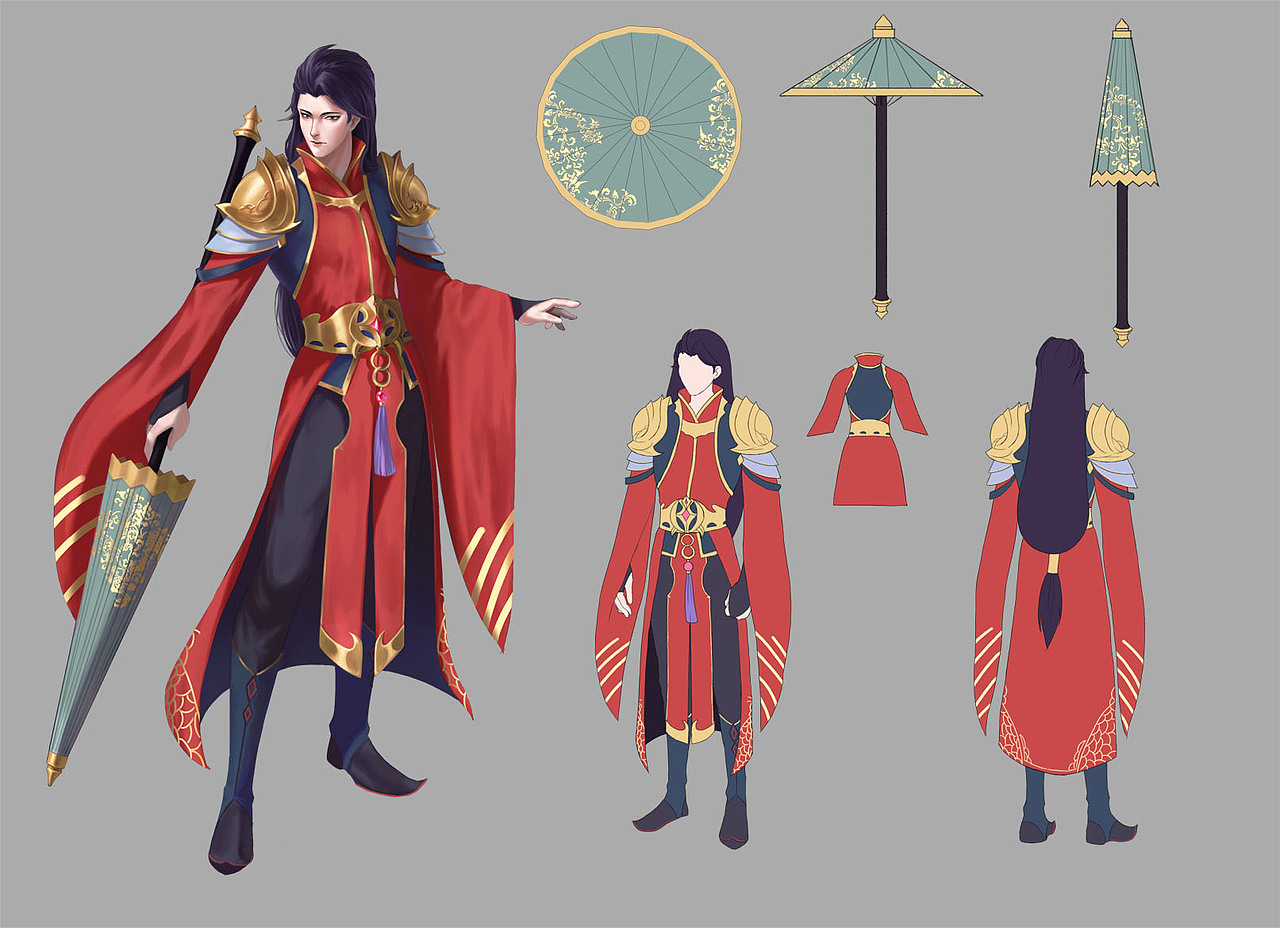 中国风角色设计