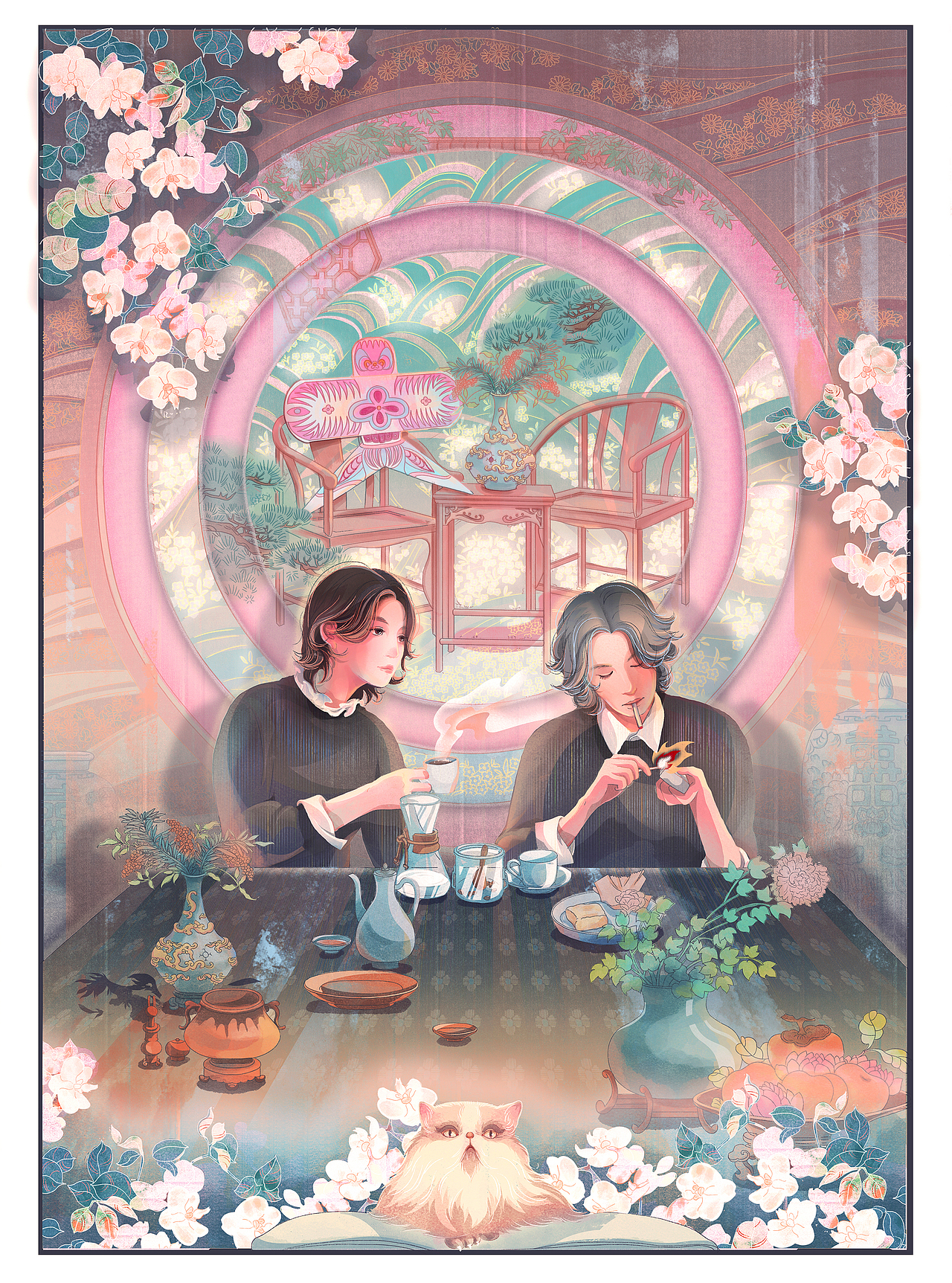 14号楼的邻居（图ZMjkwNjI4MDUy） - 商业插画 - 站酷设计师啊啊阿司原创素材 - 站酷ZCOOL