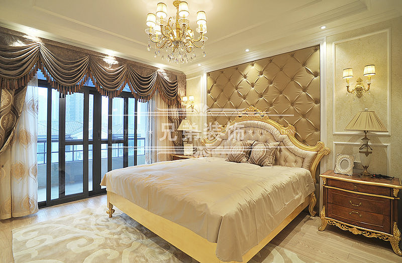 重庆晋愉融府装修案例设计方案,兄弟装饰洋房简欧风格设计效果