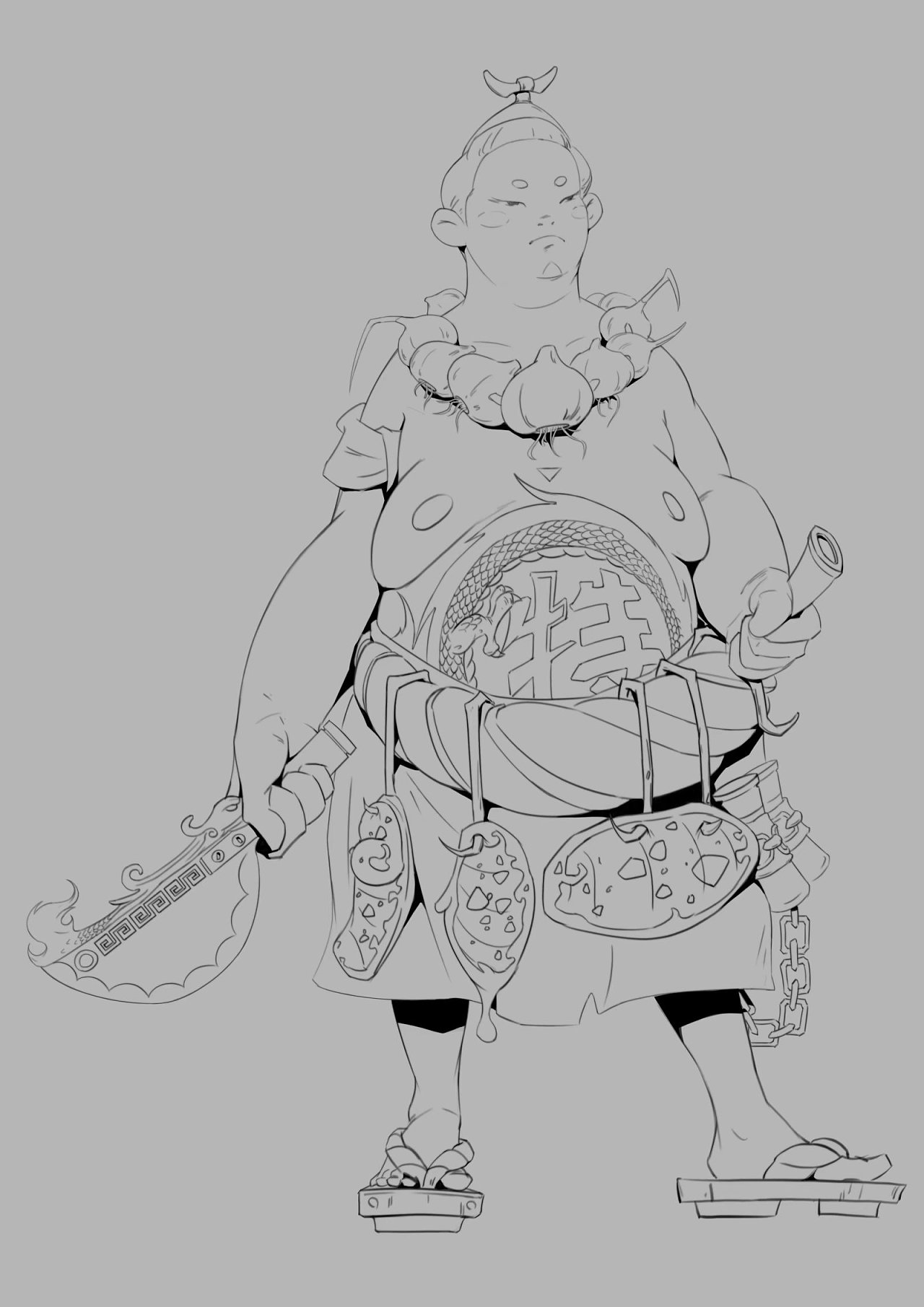 烤肉小当家主题角色设计|插画|游戏原画|李俊易h - 原创作品 - 站酷