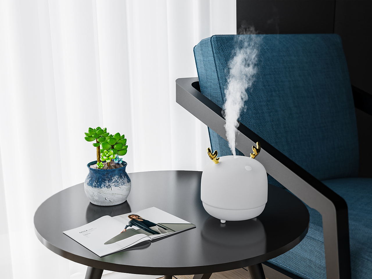 加湿器场景渲染