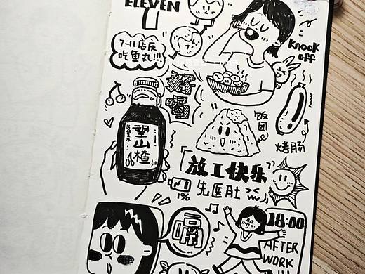 【羅壹壹手绘手帐】一支笔一张纸就能画