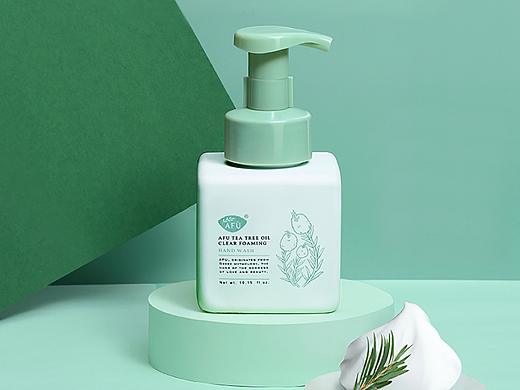 洗护包装｜阿芙茶树洗手液｜品牌设计｜化妆品