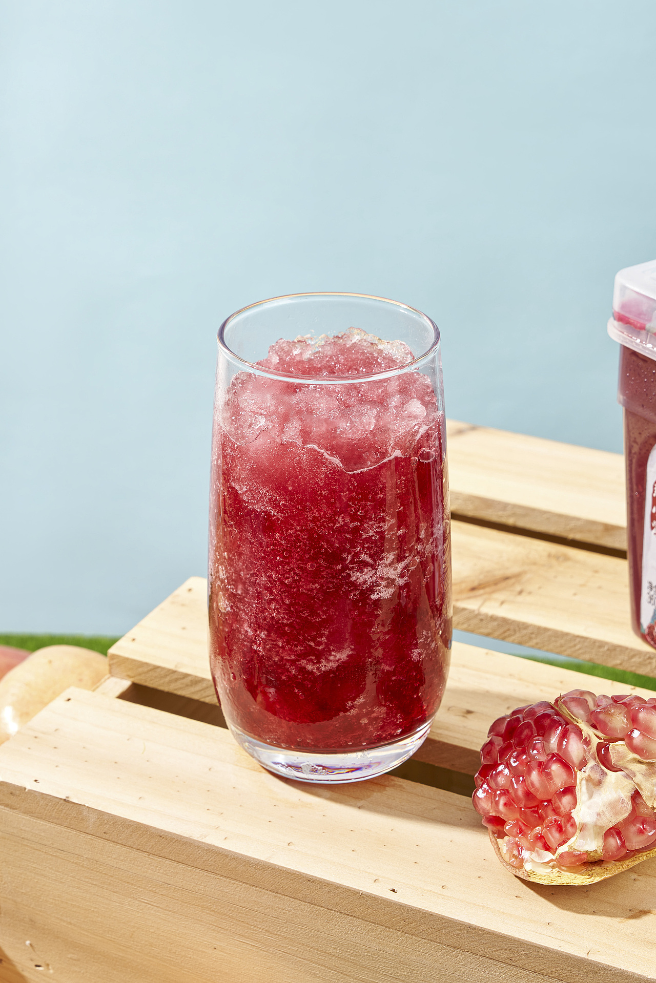 石榴汁果汁拍摄