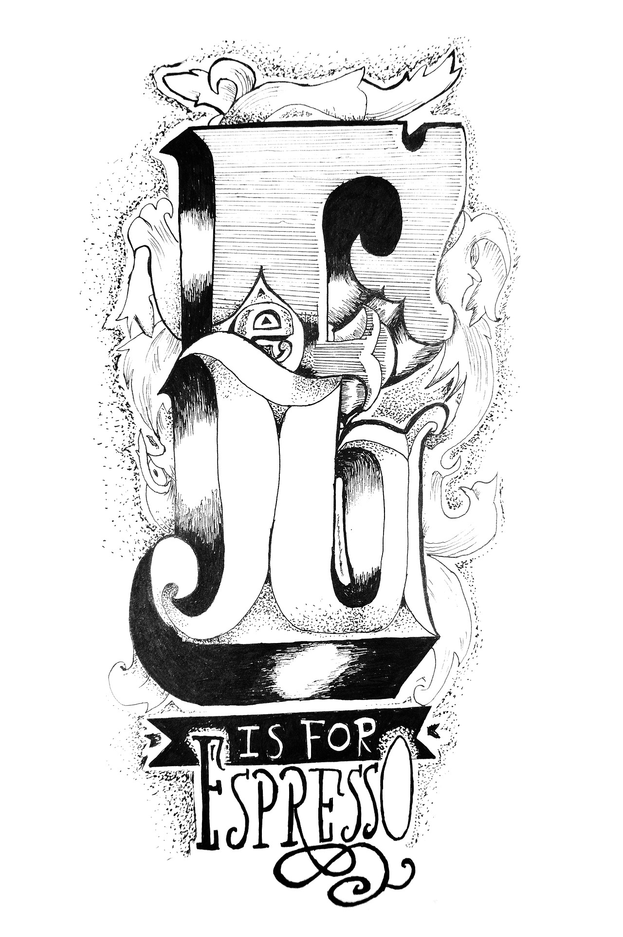 英伦风手绘插画