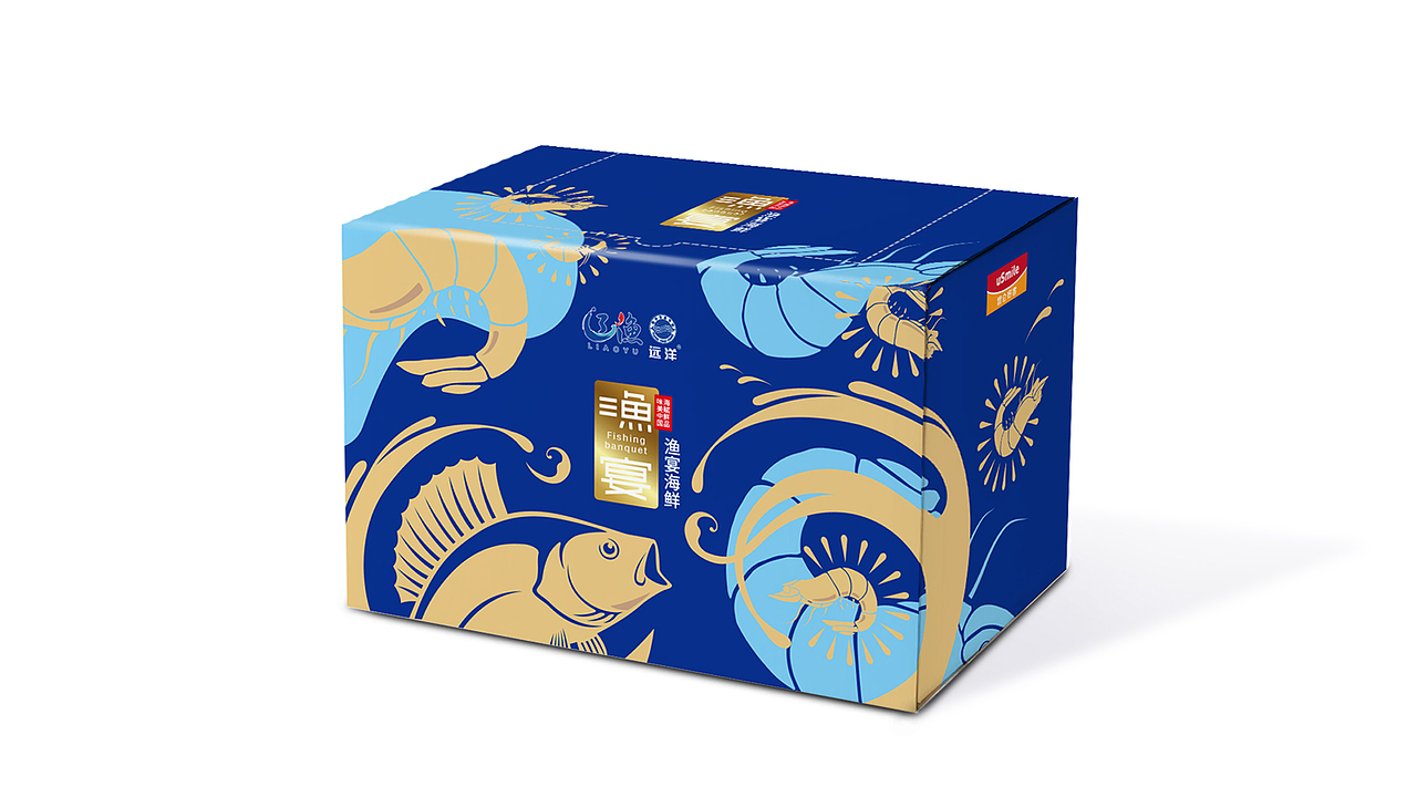 远洋 辽渔 渔宴新年礼盒包装设计