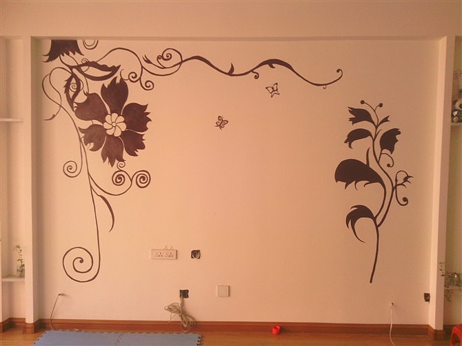 第一次墙绘作品