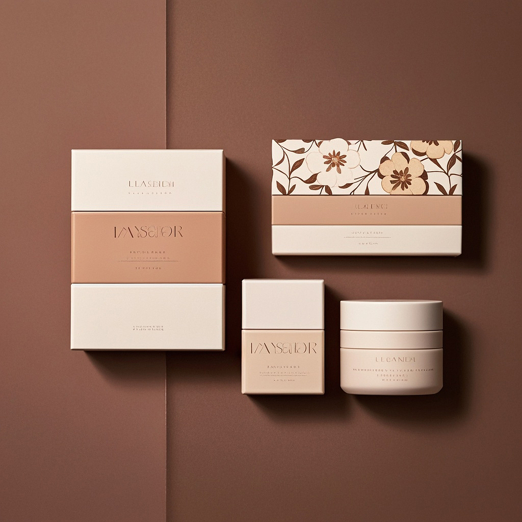 咖色系列，美妆包装设计（图ZMzc0ODk1NjA0） - AI作品 - 站酷设计师朴素的老汉原创素材 - 站酷ZCOOL