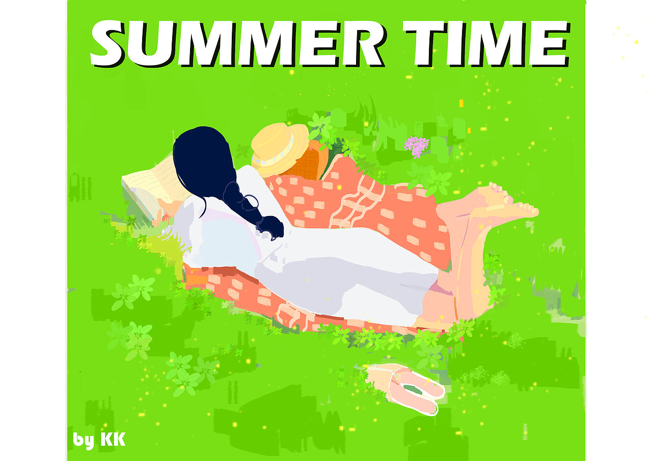 夏日（图ZMjU4NTYxMTEy） - 创作习作 - 站酷设计师桌子上的咸鱼原创素材 - 站酷ZCOOL