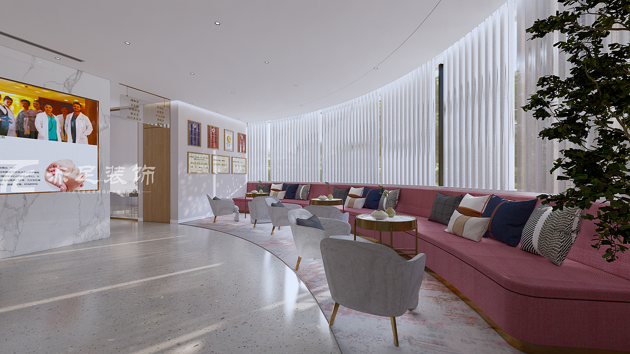 安琪儿产康医美中心｜成都月子中心装修设计｜赤足装饰（图ZMjk1OTIyNjM2） - 商业空间设计 - 站酷设计师赤足装饰设计原创素材 - 站酷ZCOOL
