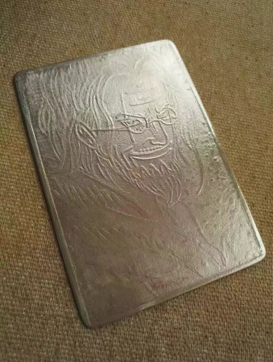 手工蚀刻铜板~海贼王冥王雷利