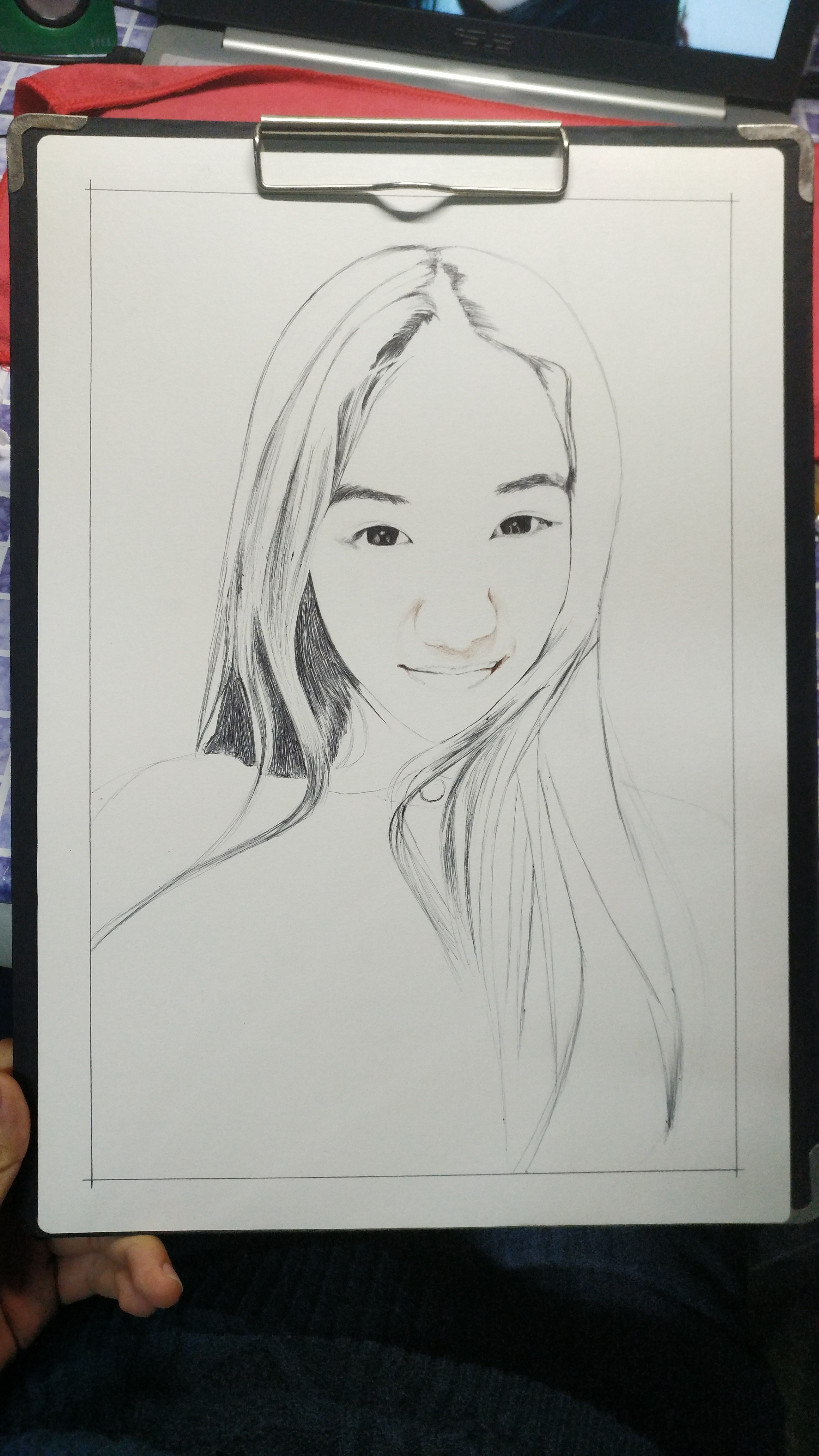 油笔画初试,感觉还不错