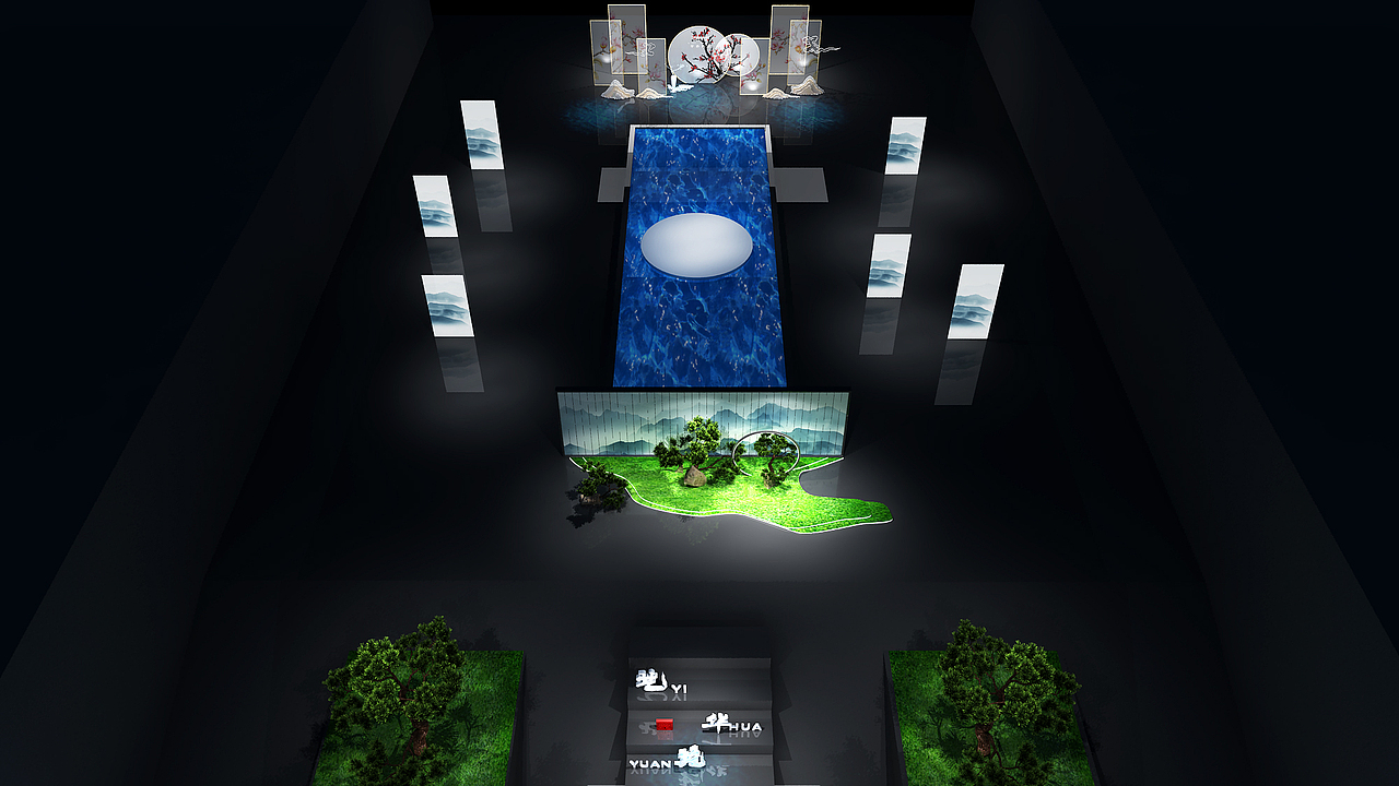 华泰西苑售楼部开放活动氛围包装设计（图ZMjgwMjcxODMy） - 场景 - 站酷设计师M西安设计王老师原创素材 - 站酷ZCOOL