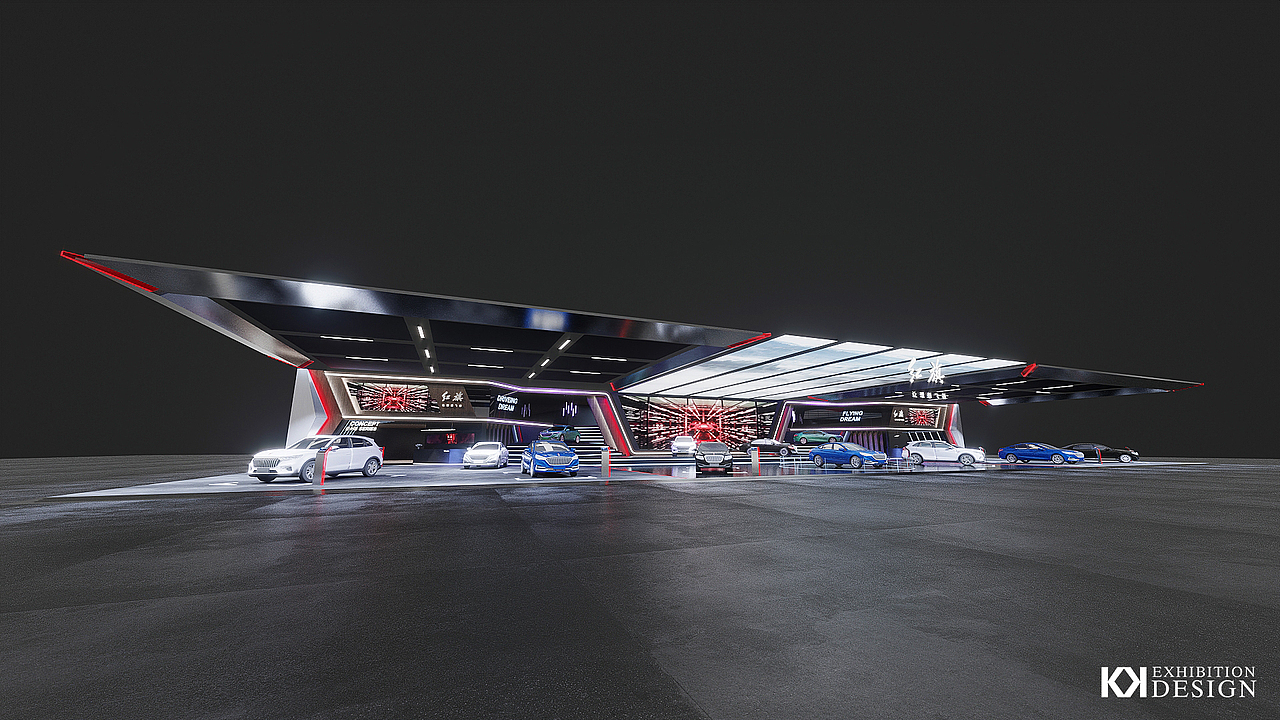 红旗车展 | A级展概念方案