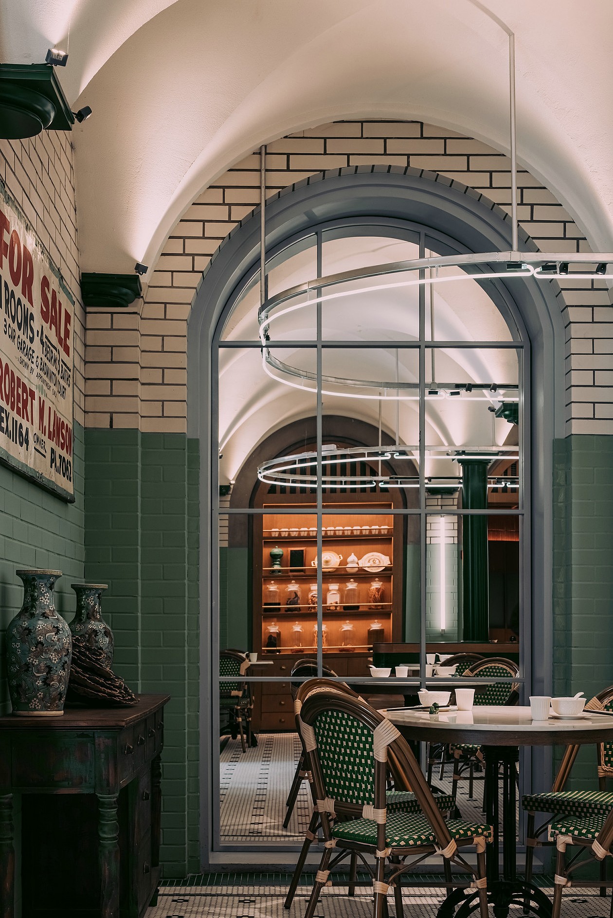 复古风餐厅|空间|商业空间设计|a空间设计_临摹作品-站酷(zcool)