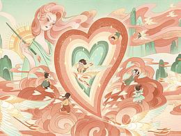 心相印插畫—《云之旅》