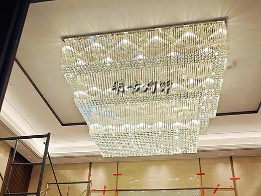 酒店门厅水晶吊灯定制