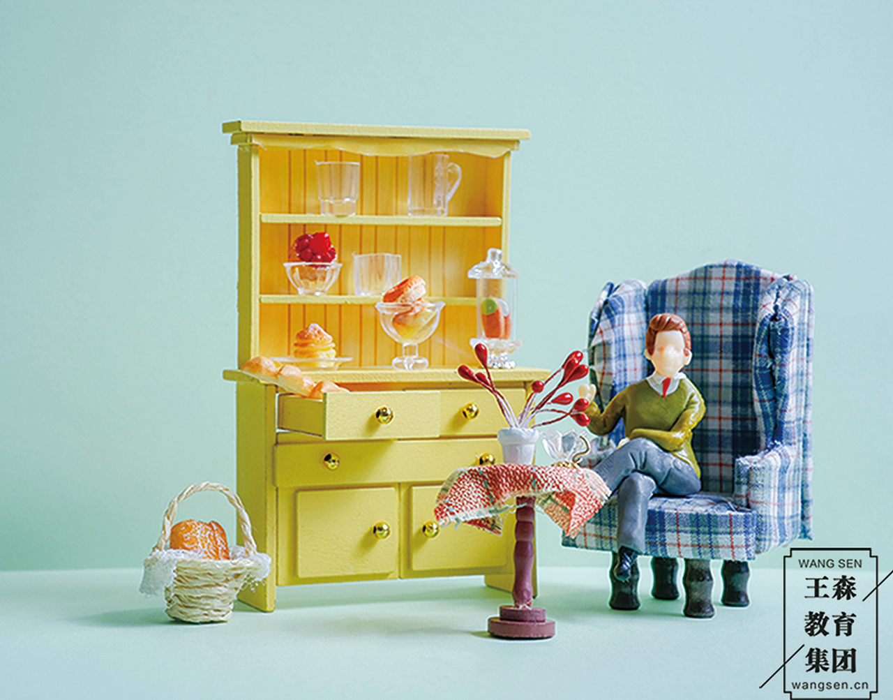 王森面包甜点食材组装