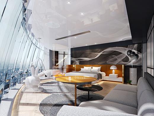 效果图：iseya hotel 天府广场店（客房部分）